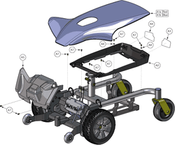 Jazzy Elite ES Portable - Shroud - Shrouds