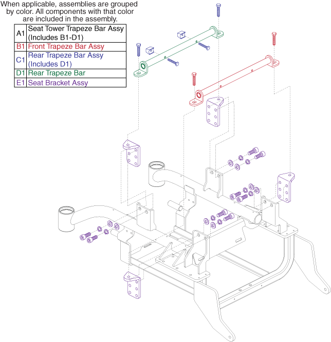 Jazzy Elite HD - Towers / Seat Mounts