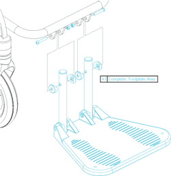 Jazzy Passport - Footrest Platform