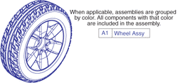 Jazzy Select 6 - Rental Ready Repl. Parts - Drive Wheels