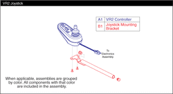 Jazzy Select 6 - Joystick (Master Controls) - Joystick (Master Controls) - Used W/ Power Elevating Seat