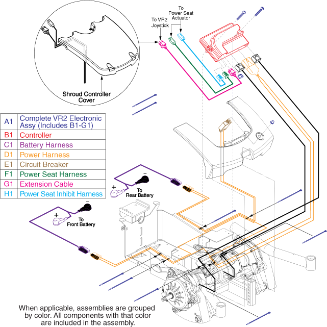 Jazzy Select 6 - Electronic (Utility) Tray - Vr2