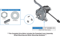 Jazzy Select 6 - Motors / Freewheel - Motors / Freewheel - Vr2 Electronics