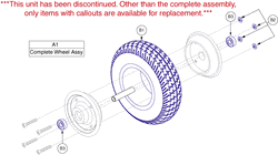 Go-Go Travel Vehicle 3-Wheel (SC40) - Serial Number Is Greater Than Xxx11704001xxx - Wheel Assemblies - Front