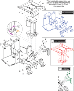 Jazzy Select 6 2.0 - Main Frames - Power Seat