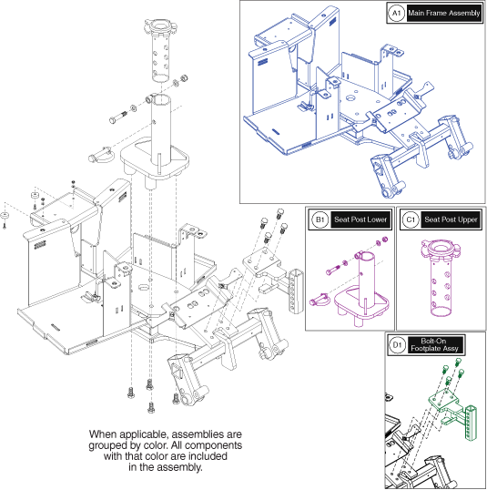 Jazzy Select 6 2.0 - Main Frames - Standard