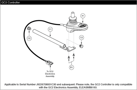 Jazzy Select 6 Ultra - Joysticks (Master Controls) - Gc 2, Units Manufactured On Or After Serial Number J9226708001c30