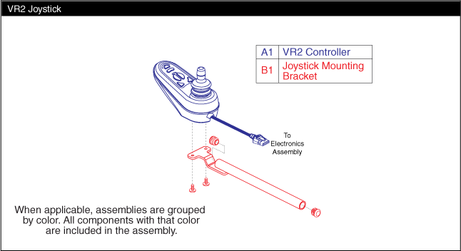 Jazzy Select 6 Ultra - Joysticks (Master Controls) - Vr2