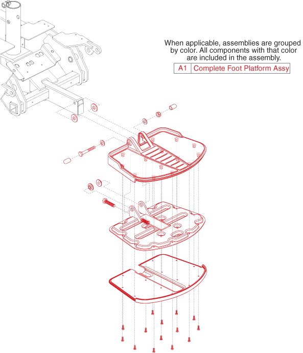 Jazzy Select GT - Footrest Platform