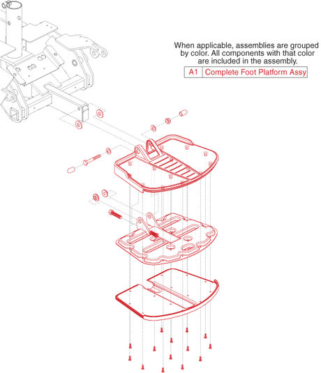 Jazzy Select GT - Footrest Platform