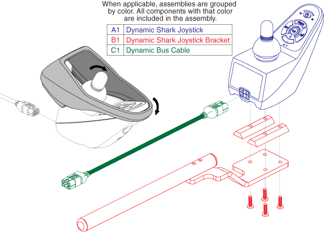 Jazzy Select HD - Joystick (Master Control) - Joystick (Master Controls)