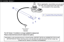 Jazzy Select - Joystick (Master Controls) - Joystick (Master Controls) - Used Prior To Sn J8307807126c30 & From Sn J8308607001c30 Through Sn J8310007045c30