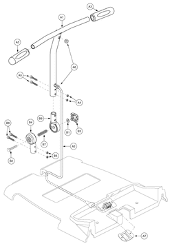 Go-Go Travel Vehicle 3-Wheel (SC40) - Serial Number Is Less Than Xxx11704001xxx - Frame Assemblies - Tiller