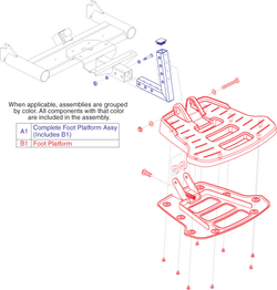 Jazzy Select Traveller - Footrest Platform