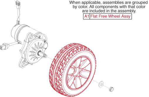 Jazzy Sport 2 - Drive Wheels