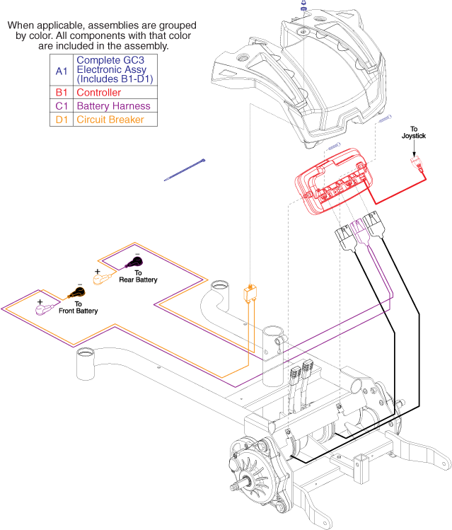 Jazzy Sport 2 - Electronics / Module