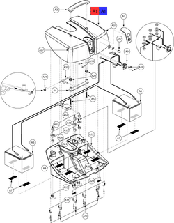 Jazzy Z-Chair - Electronics / Battery Box - Battery Box