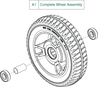 Jazzy Zero Turn (ZT) - Wheels - Front