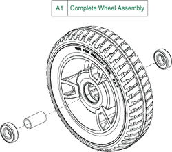 Jazzy Zero Turn (ZT) - Wheels - Front