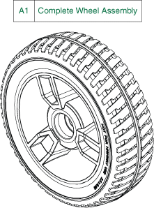 Jazzy Zero Turn (ZT) - Wheels - Rear