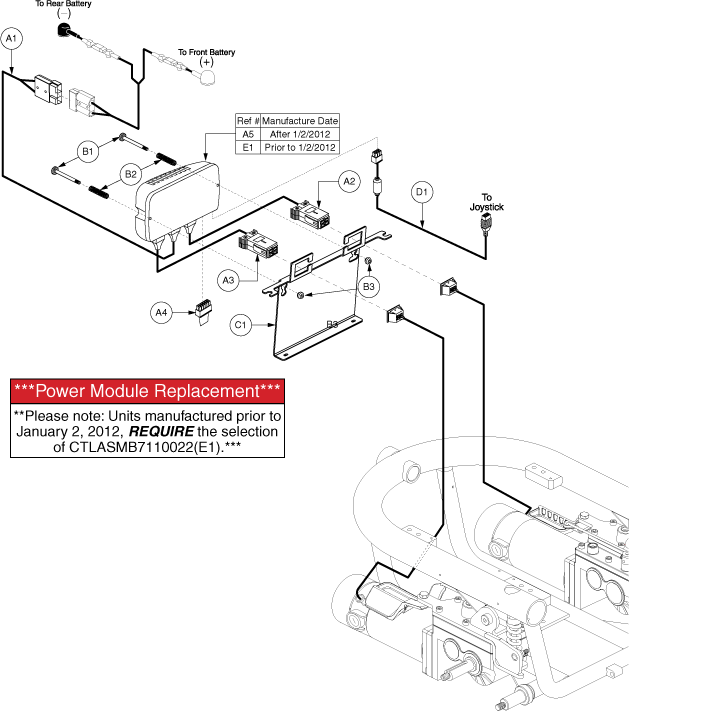 Jazzy J6 - Electronics / Module - Q -Logic - No Power Seating