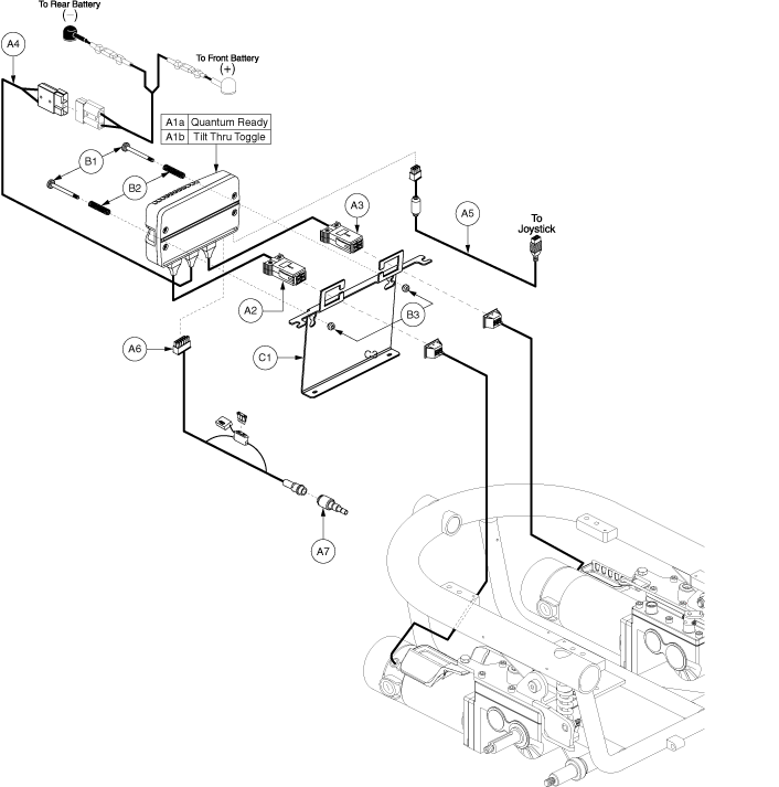 Jazzy J6 - Electronics / Module - Ne Plus - Tru -Balance Pwr. Positioning - Actr. Function Through Toggle Or Future Actr. Expansion