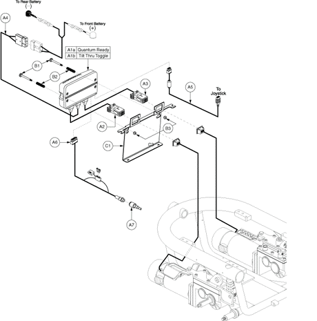 Jazzy J6 - Electronics / Module - Ne Plus - Tru -Balance Pwr. Positioning - Actr. Function Through Toggle Or Future Actr. Expansion