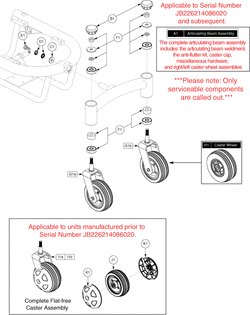 Jazzy J6 - Articulating Beam / Wheels