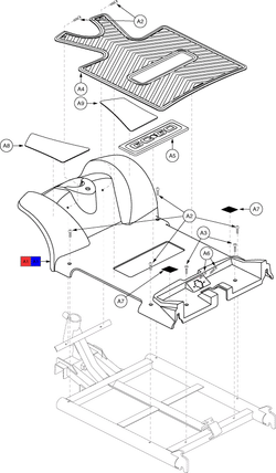 Go-Go Travel Vehicle 4-Wheel (SC44) - Shroud Assembly - Front