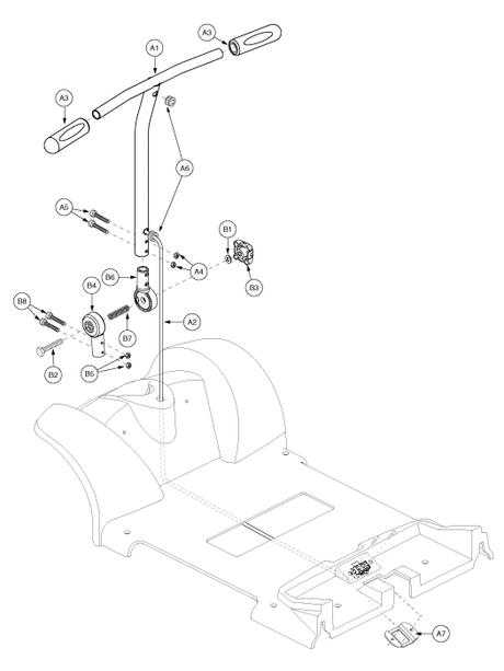 Go-Go Travel Vehicle 4-Wheel (SC44) - Front To Rear - S6211904001c30 - Prior