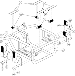 Jet 2 - Main Frame / Seat Post - Main Frame