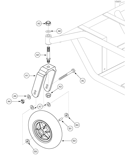 Jet 2 - Casters - H D Package - Used On Or After The 272 Day Of 2004, J39(272)(04)001m10