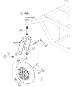 Jet 2 - Casters - H D Package - Used On Or After The 272 Day Of 2004, J39(272)(04)001m10