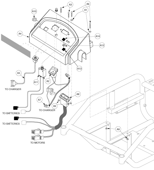 Jet 2 - Electronics Tray - Used Prior To 2- Dec- 2002