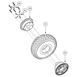 Jet 3 - Drive Wheels - Flat Free