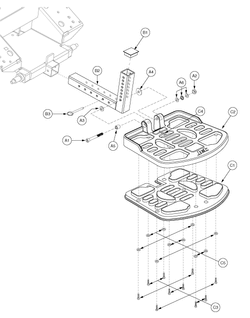 Jet 3 - Footrest Platform