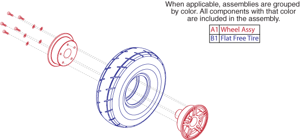 Jet 3 Ultra - Drive Wheels - Flat Free