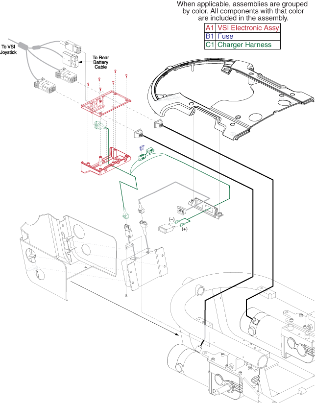 Jet 3 Ultra - Electronic (Utility) Tray - Vsi - On Board Charger