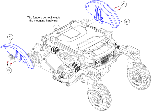 Quantum 4Front - Shrouds - Fenders - Fenders, No Lights