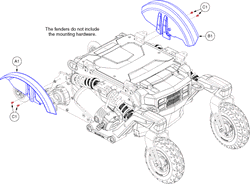 Quantum 4Front - Shrouds - Fenders - Fenders, No Lights