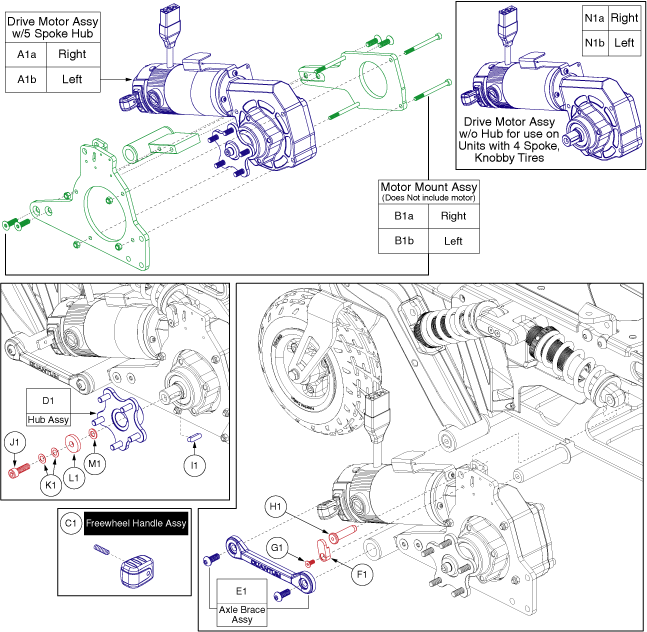 Quantum 4Front - Motors / Motor Mounts