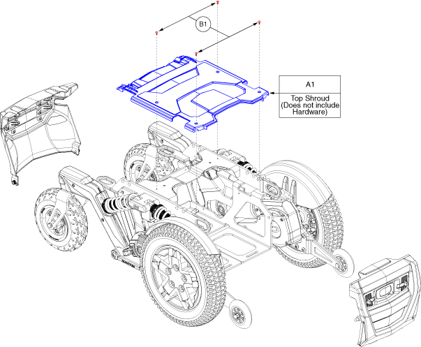 Quantum 4Front - Shrouds - Top Shroud