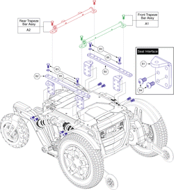 Quantum 4Front - Seat Mounts / Interface - Trapeze Bars / Seat Mounts