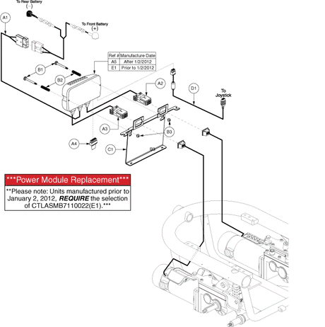 Quantum J6 - Electronics / Module - Q -Logic - No Power Seating
