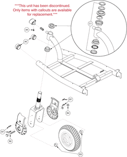 Go-Go Ultra 4-Wheel (SC40U) - Frame Assemblies - Front