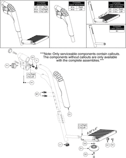 Quantum Q1103 Ultra - Quantum Foot Riggings - Swing Away Legrests / Style #8 - 70 Degree 8.50 X 6 Footplate / Style # 8