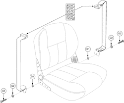 Quantum Q1103 Ultra - Accessory / Lap Belts / Tools - Lap Belts W/ Mounting Hardware - Pinchless Hinge