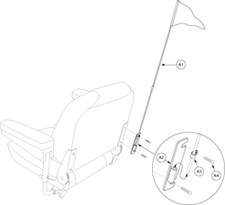 Quantum Q1103 Ultra - Accessory / Lap Belts / Tools - Accessory Options - Safety Flags - Pinchless Hinge