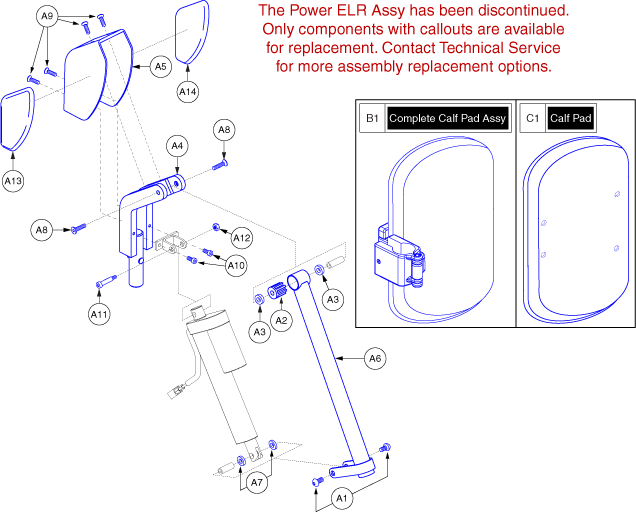 Quantum Q1103 Ultra - Quantum Power Foot Rigging - Power Elr High Knee Pivot - Power Elr Upper