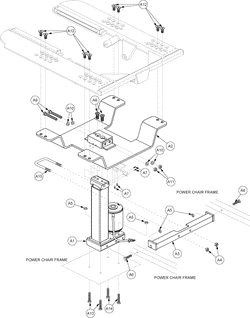 Quantum Q1103 Ultra - Actuators (Elevate) Rehab - Power Seat Actuator (Tru-Balance Power Seating / Positioning)